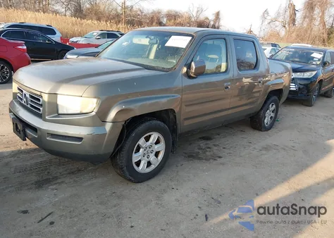 2007 Honda Ridgeline Rts из США, поврежденный, VIN 2HJYK16417H531030